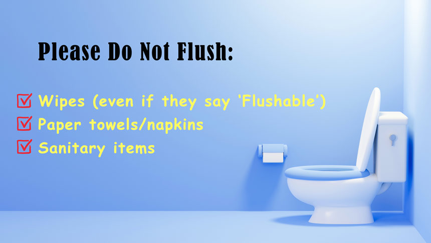 do not flush proplumber.k