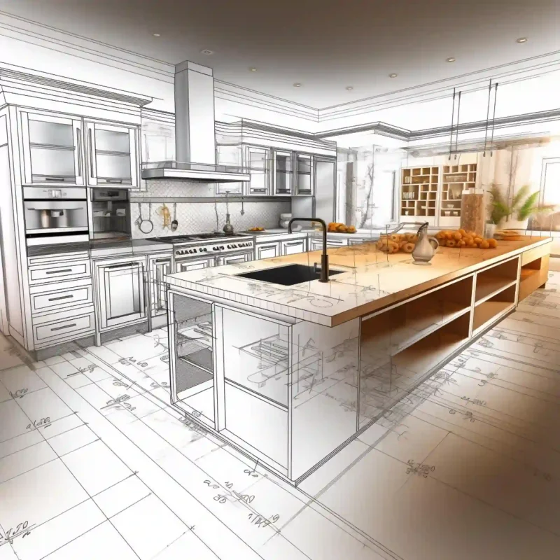 close-up-drawing-kitchen-with-sink-stove-generative-ai_902639-149738